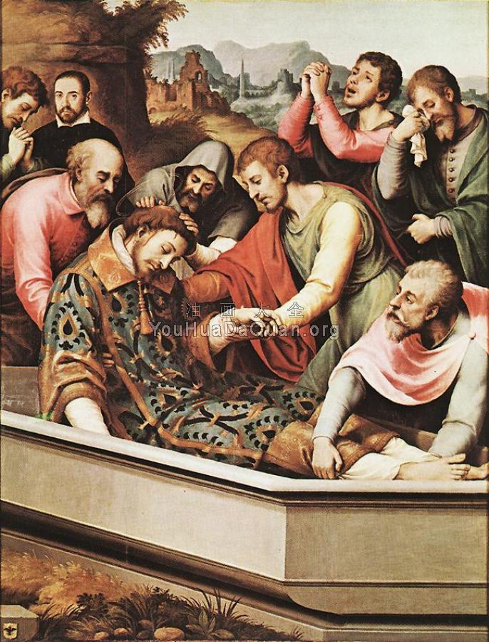 The Entombment of St Stephen Martyr - 胡安·德·华内斯